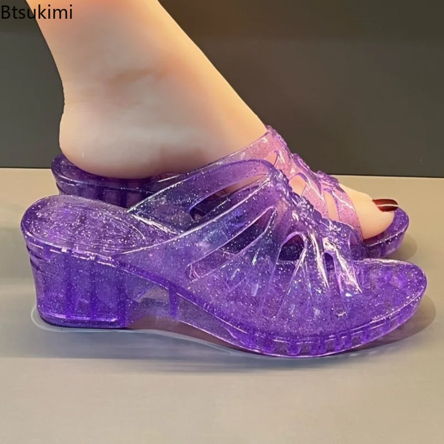 Women Shoes Wedges - New Summer Women's Slippers Wedges Sandals