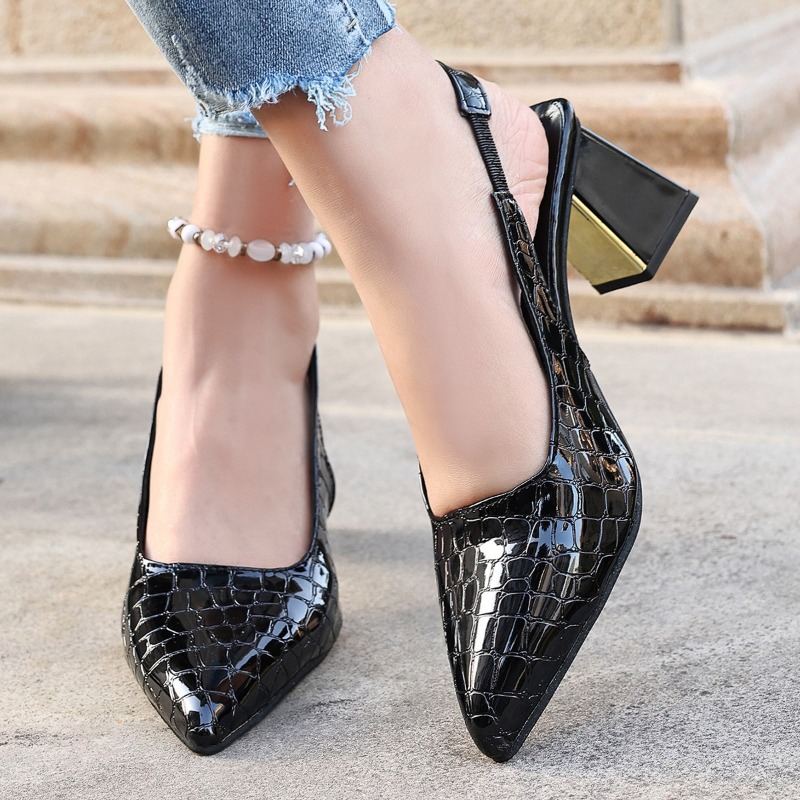 Summer High Heels Sandals Wome - Women'S Shoes Round Toe recension och pris
