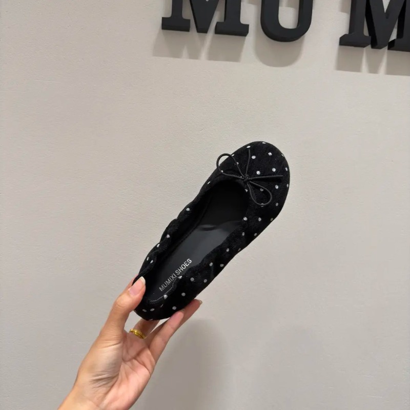Women Polka Dot Ballet Flats S - Women'S Shoes Round Toe recension och pris