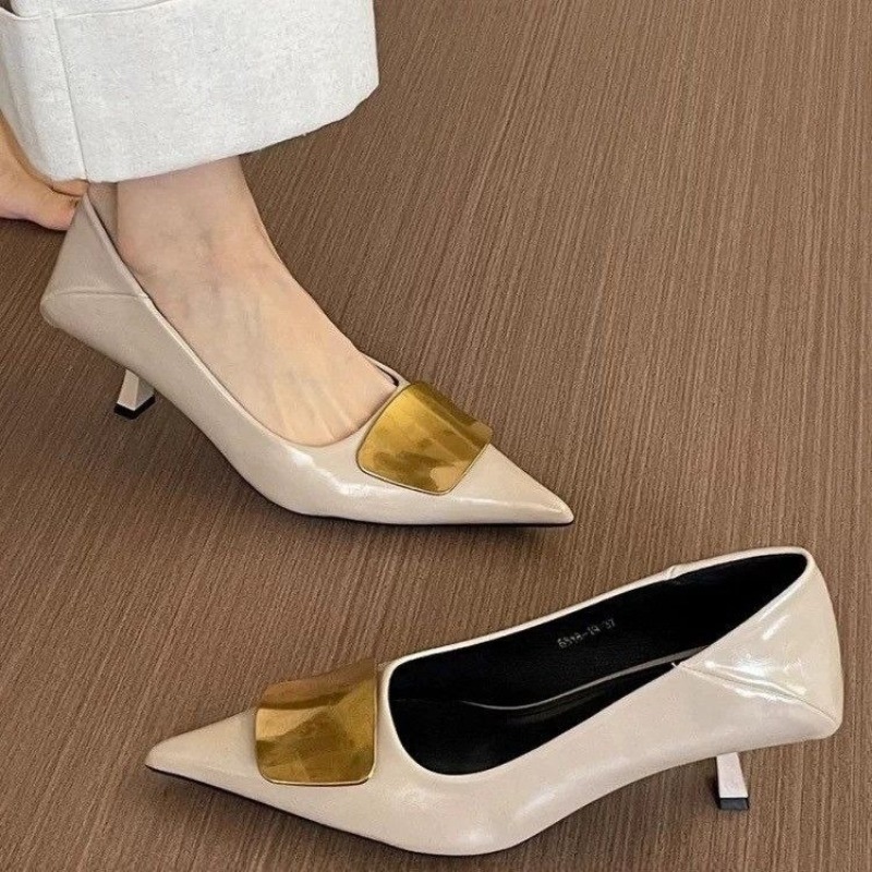 2025 French Pointed Toe Heels  - Court Heel Pointed recension och pris