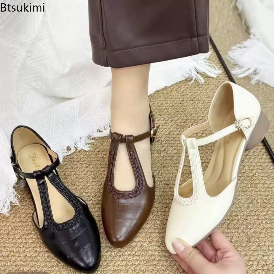 New Summer Women's Retro Hollo - Shoes Women Pumps recension och pris