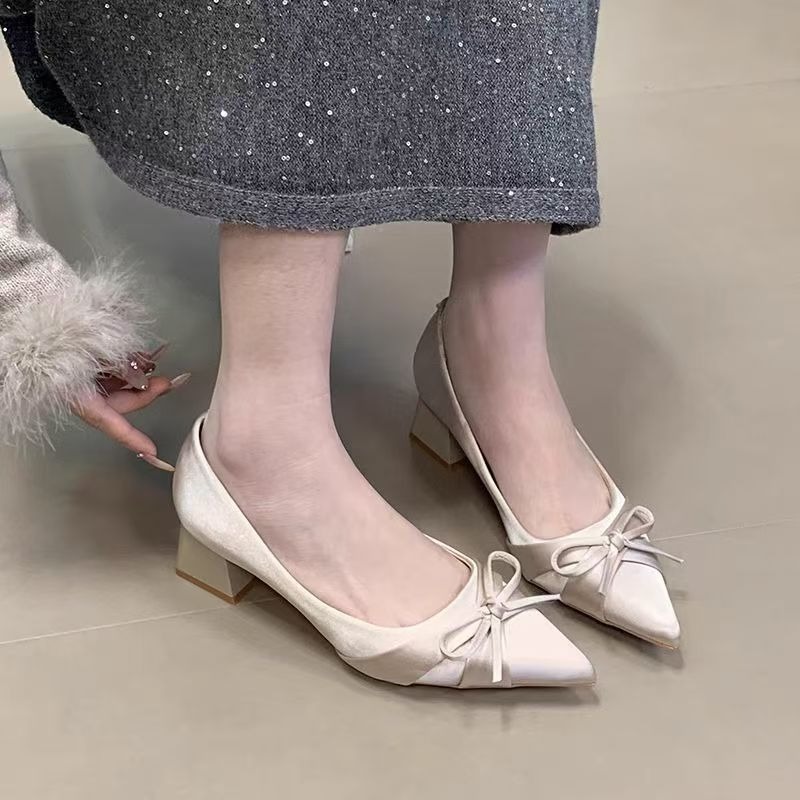 Retro Mid-length Single Shoes  - Shoes Women Pumps recension och pris