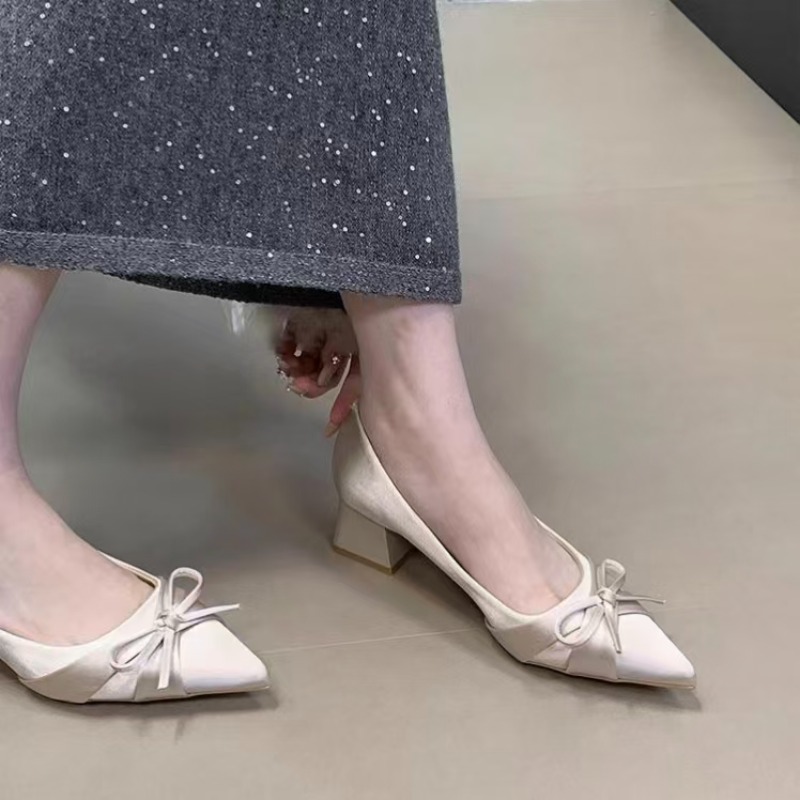 Retro Mid-length Single Shoes  - Shoes Women Pumps recension och pris