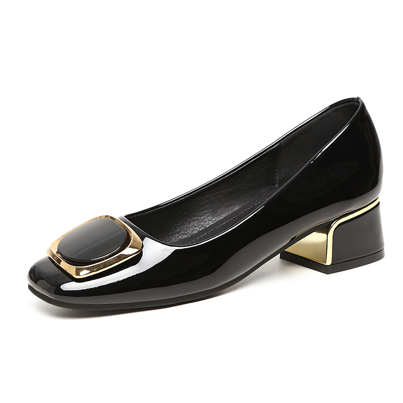 New Women Leather Pumps Fashio - Women'S Shoes Round Toe recension och pris