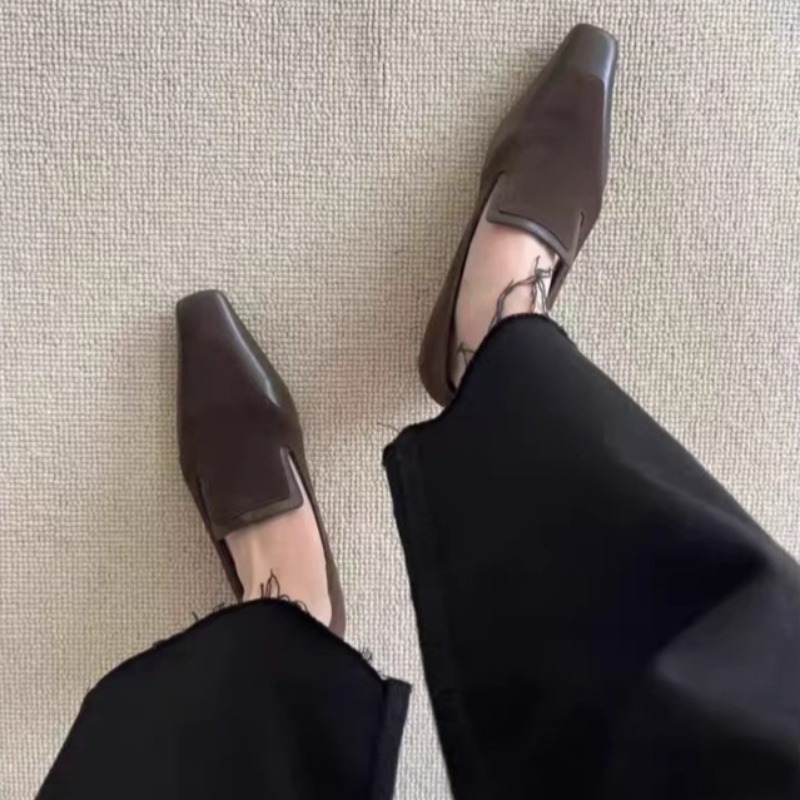Retro Square Toe Deep Mouth Sl - Shoes Women Pumps recension och pris