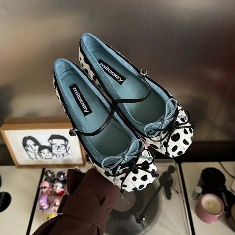 2026French Flat Bottomed Rotun - Women'S Shoes Round Toe recension och pris