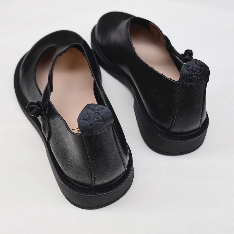 Careaymade-Genuine Leather Big - Women'S Shoes Round Toe recension och pris