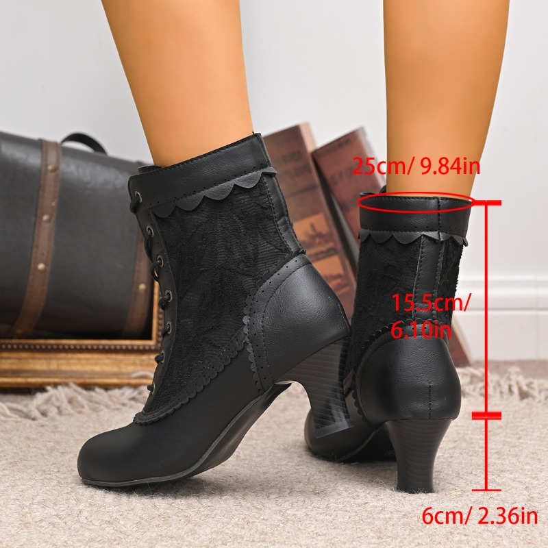 Women Closed Toe Med Heel Lace - Court Heel Pointed recension och pris
