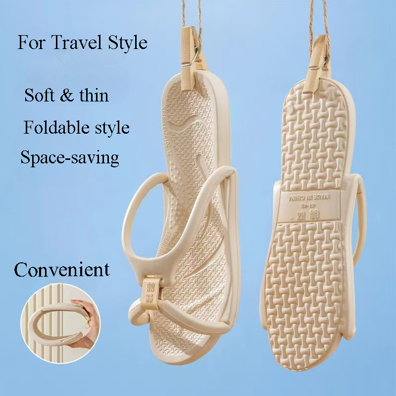 Foldable Travel Slippers Unise - Mule Slip On recension och pris