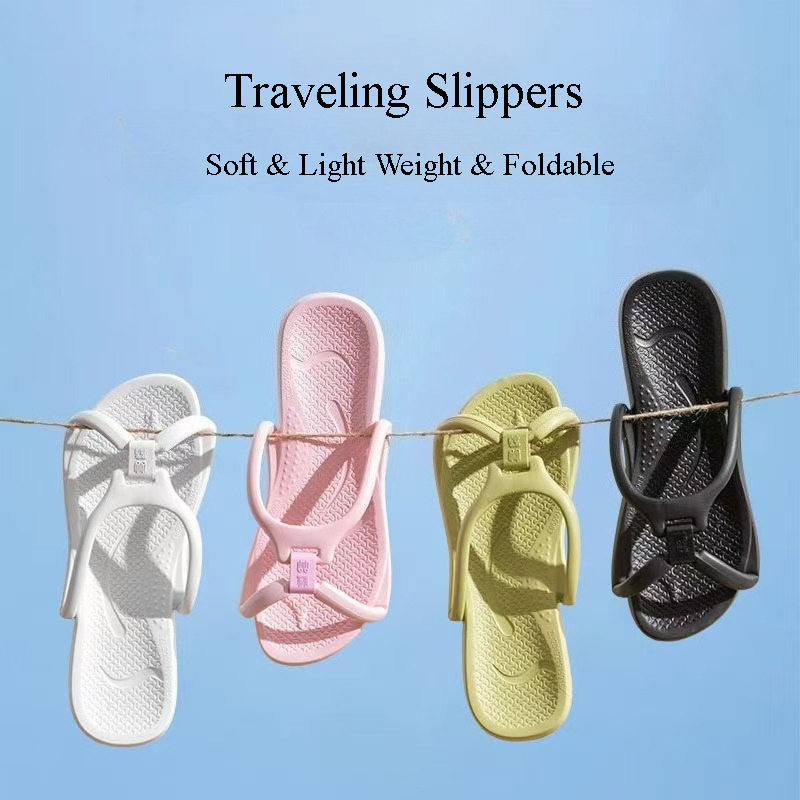 Foldable Travel Slippers Unise - Mule Slip On recension och pris
