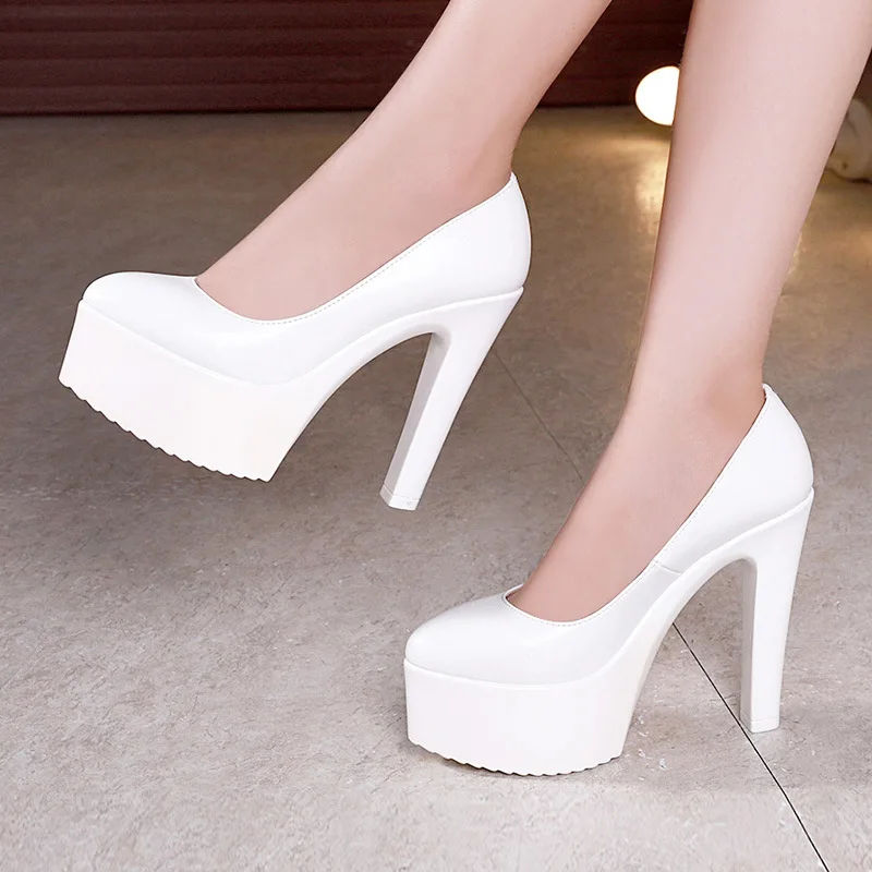 11cm 13cm Small Size 32-43 Fas - Court Heel Pointed recension och pris
